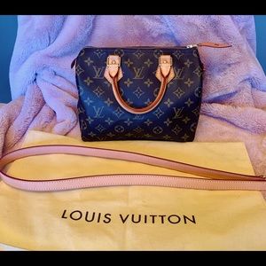 Louis Vuitton Speedy 25 w/ Mcraft Vachetta strap